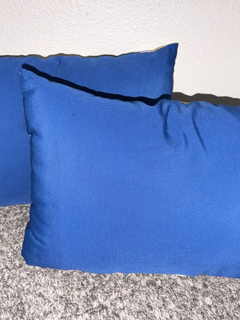 Target Abstract Hot Pink Navy Blue and Mustard Accent Pillow